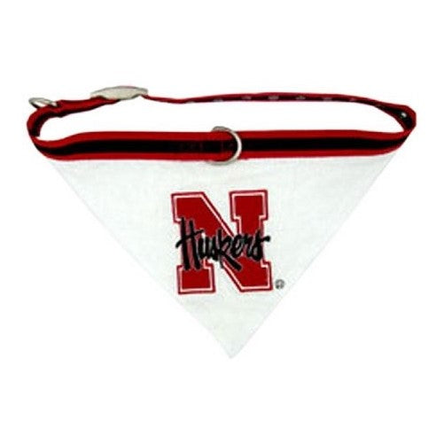 Mirage Pet Products Nebraska Corn Huskers Bandana for Dogs and Cats, Medium