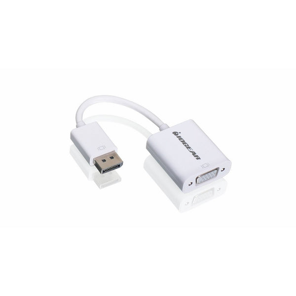 IOGEAR DisplayPort to VGA Adapter Cable, White, GDPVGAW6