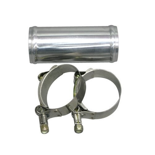 2 Inch OD Aluminum joiner Intecooler Pipe 5 Inch Long T-Clamps