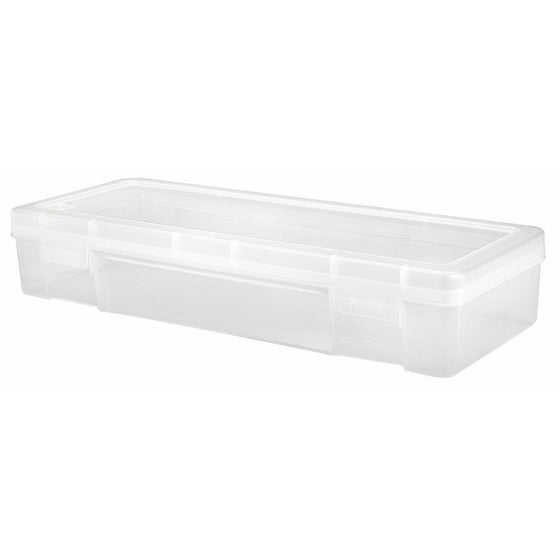 IRIS 585172 Modular Supply Case, PVC-Free ,Large,10 Pack, Clear