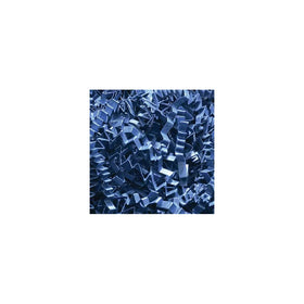 1/2 LB Crinkle Cut Paper Shred - Navy Blue - Gift Basket Filling by Uline
