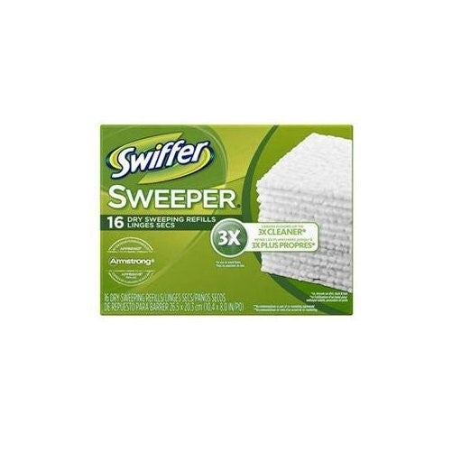 PROCTER & GAMBLE Swiffer Sweeper Dry Cloths Regular 16ct