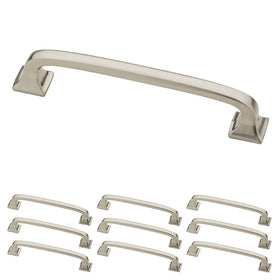 Franklin Brass P29613K-SN-B Satin Nickel 4-Inch Lombard Kitchen or Furniture Cabinet Hardware Drawer Handle Pull, 10 pack