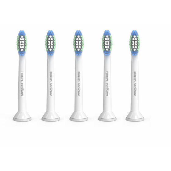 Philips Sonicare Simply Clean replacement toothbrush heads, HX6015/03, 5-count