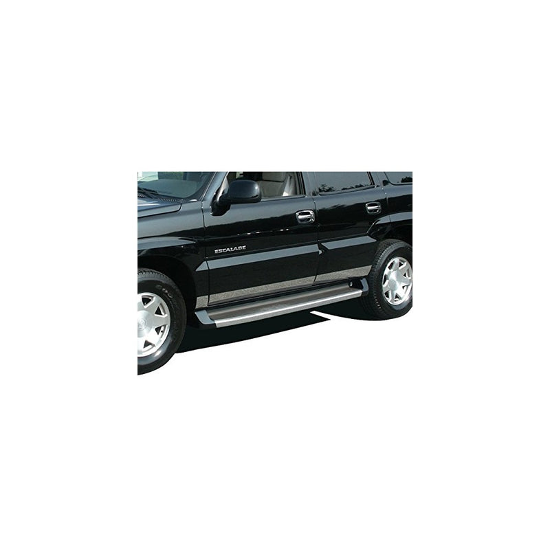 QAA FITS ESCALADE 2002-2006 CADILLAC (6 Pc: SS Rocker Panel Body Trim, 4.125" - 4.375" tapered width - Lower Kit: Bottom of the door UP to the specified width - between wheels, 4-door, SUV) TH42255