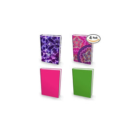 Book Sox Stretchable Book Cover: Girls 4 Print Value Pack. Fits Most Hardcover Textbooks up to 9" x 11". Adhesive-Free, Nylon Fabric School Book Protector. Easy to Put On Jacket. Wash & Re-Use
