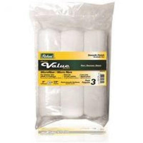 Richard 99830US Value Series Woven Lint Free Roller Cover, 9" with 3/8" Pile, 3 Pack