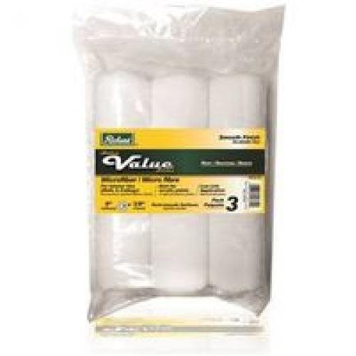 Richard 99830US Value Series Woven Lint Free Roller Cover, 9" with 3/8" Pile, 3 Pack