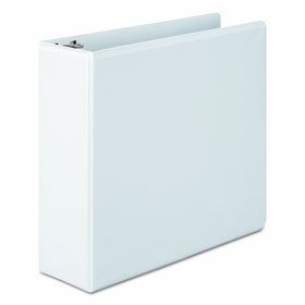 Wilson Jones 3 Inch 3 Ring Binder, Basic Round Ring View Binder, White (W362-49W)