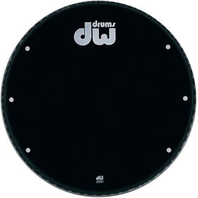 DW Front Ported Bass Drumhead with Logo 22 in.