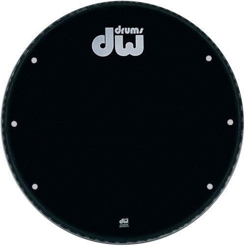 DW Front Ported Bass Drumhead with Logo 22 in.