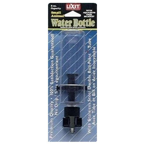 Lixit Econo Water Bottle with Aquarium and Cage Holder 8oz