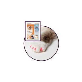 Soft Claws for Cats - CLS (Cleat Lock System), Size Medium, Color Pink