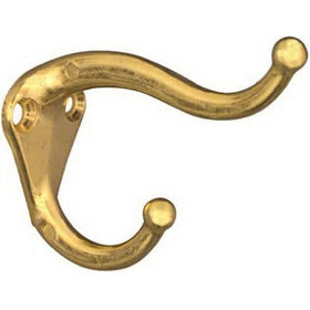National Hardware SPB160 Coat/Hat Hooks in Brass