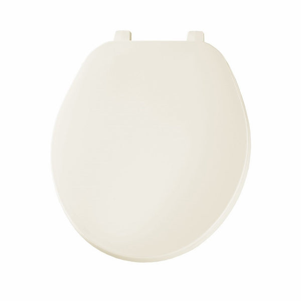 Bemis 70006 Economy Plastic Round Toilet Seat, Bone