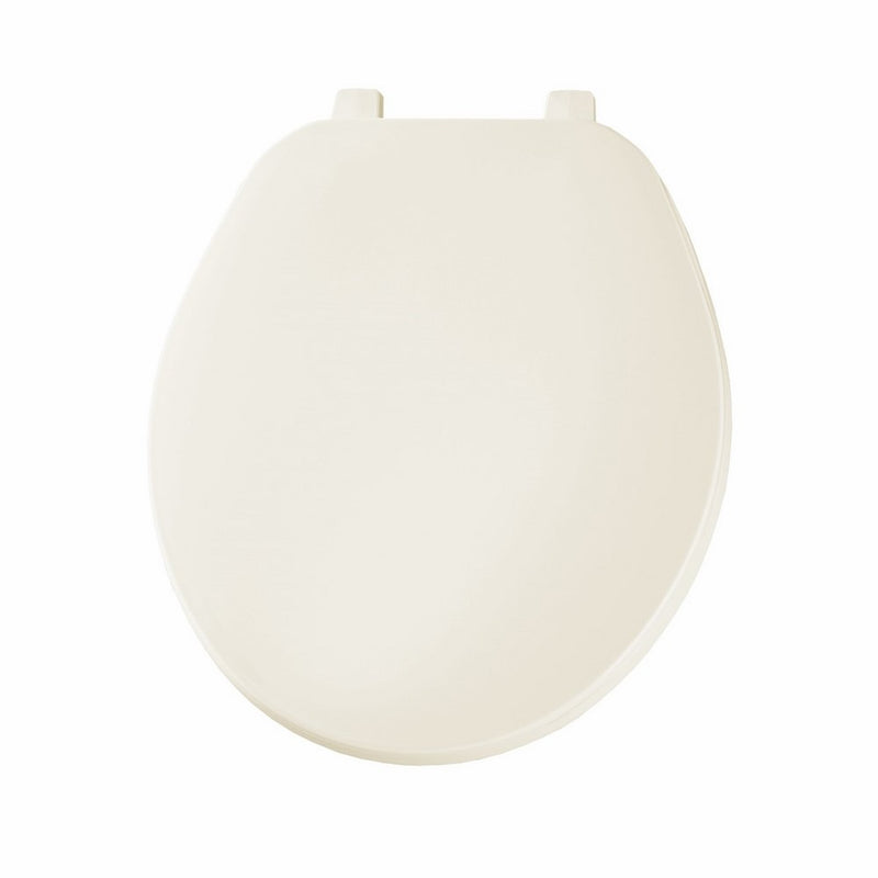 Bemis 70006 Economy Plastic Round Toilet Seat, Bone