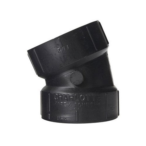 ELBOW 22 ABS DWV 1.5"HXH by CHARLOTTE MfrPartNo ABS003240600HA