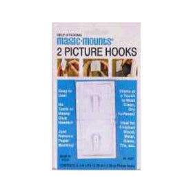 HOOK MOUNT 2CX2" WHT CD2 by MAGIC MOUNTS MfrPartNo 3703