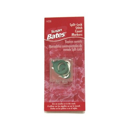 Susan Bates Split Lock Stitch Marker, 15 Per Package