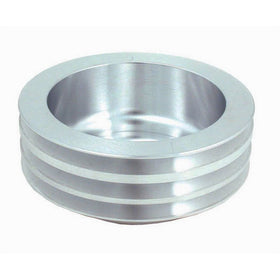 Spectre Performance 4449 Aluminum Triple Belt Crankshaft Pulley for Small Block Chevy with Long Water Pump
