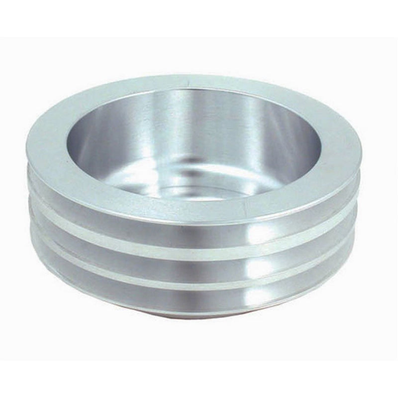 Spectre Performance 4449 Aluminum Triple Belt Crankshaft Pulley for Small Block Chevy with Long Water Pump