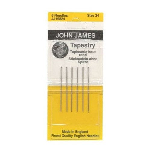 Colonial Needle JG199-24 Gold Tapestry Petites Hand Needles, Size 24, 3-Pack