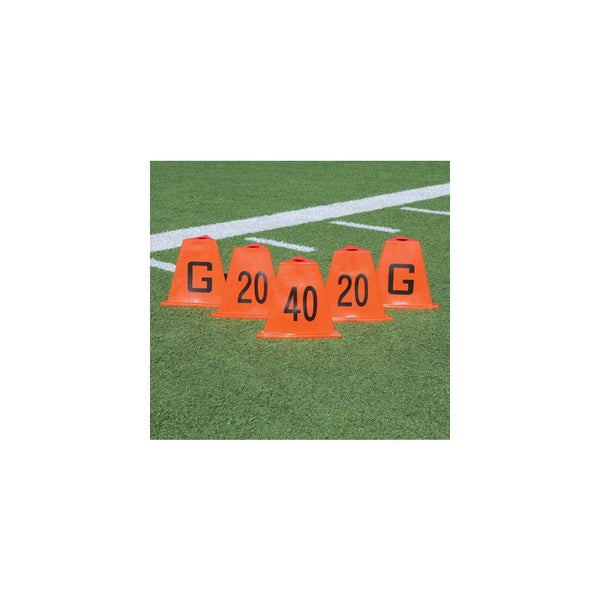 Poly 5pc Sideline Markers Flag Football