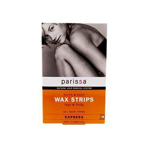 Q&E Wax Strips Leg & Body Parissa 16 ct Wax Strip