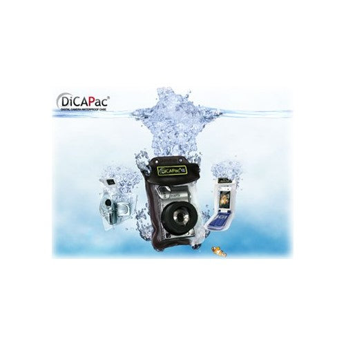 DicaPac WP510 185x118mm Large Alfa Waterproof Digital Camera Case with Optical Lens (Clear)