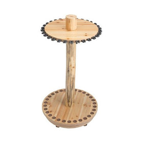 Rush Creek Creations Round Spinning 30 Fishing Rod Rack - No Tool Assembly