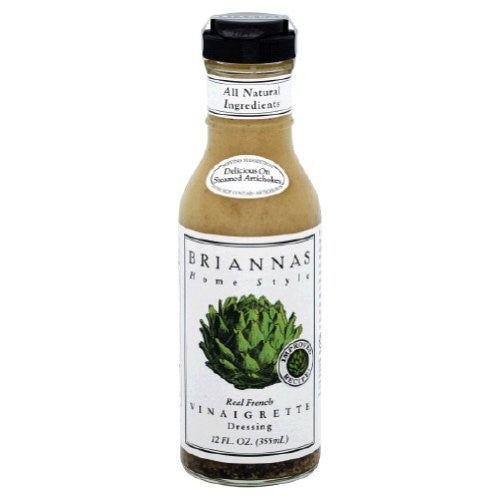 Brianna's Homestyle Real French Vinaigrette Dressing, 12 Ounce (Pack of 6)