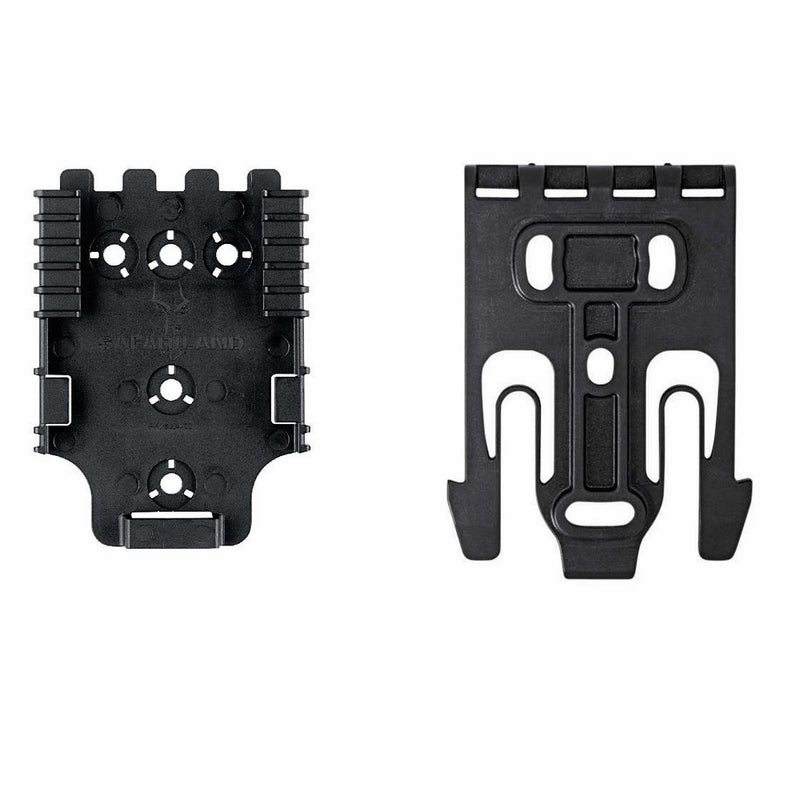 Safariland SLQUICK-KIT1-2 Quick Locking System QLS Platform Kit 1 Male and 1 Female Quick Release Kit Black