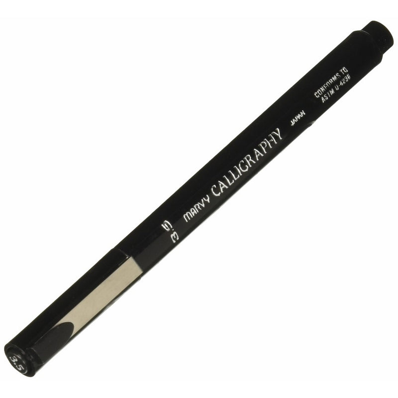 Uchida Calligraphy Marker, Medium Point, 3.5mm, Black (UCH6000MS1)