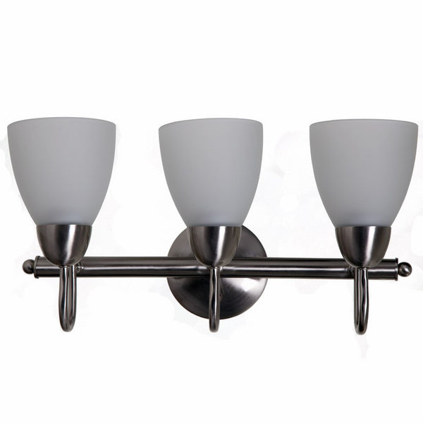 Boston Harbor A2242-93L 3-Light Vanity Bar, Brushed Nickel