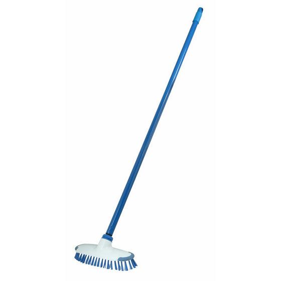 Superio 187 Deck Scrub Brush, Blue/White