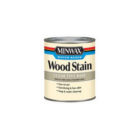 Minwax 618074444 Water-Based Wood Stain, quart, Clear Tint Base