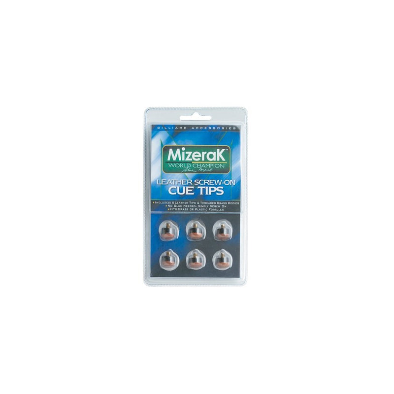 Mizerak Screw-on Leather Cue Tips