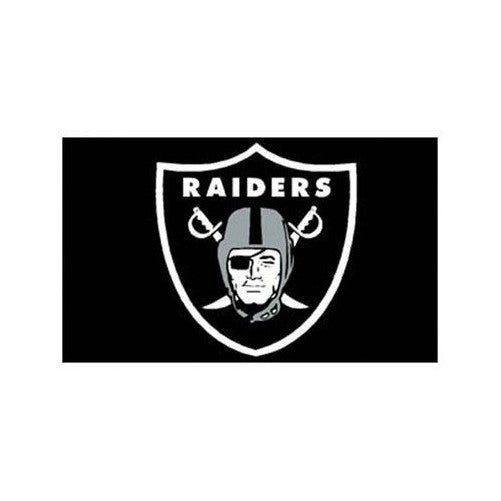 NFL Oakland Raiders Flag, 3 x 5-Feet
