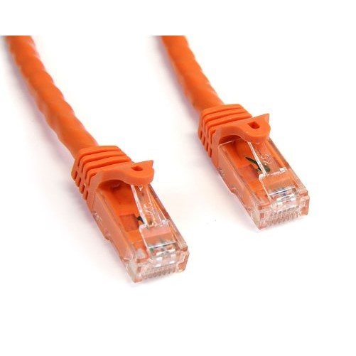 StarTech.com N6PATCH10OR Cat6 Patch Cable with Snagless RJ45 Connectors - 10 ft, Orange