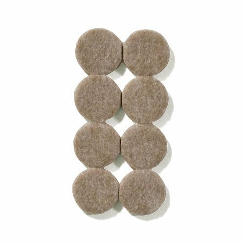 1" Diameter Heavy Duty Felt Pads - 48 Pcs (8 Pcs/Pad)