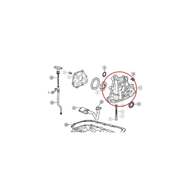 Mopar 4884390AB Oil Pump