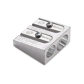 KUM 2-hole Pencil Sharpener Magnesium Alloy Wedge Profile