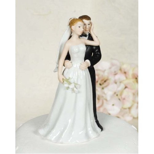 Wedding Collectibles Porcelain Elegant Calla Lily Bride and Groom Cake Wedding Topper