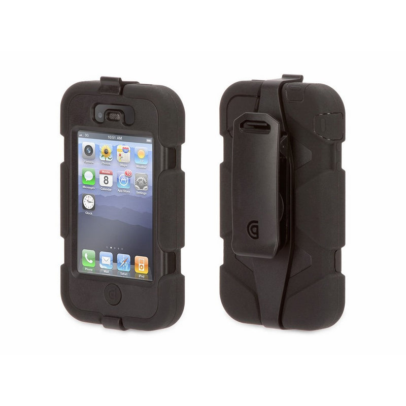 Griffin Survivor Hybrid Case for iPhone 4 & 4S - Black