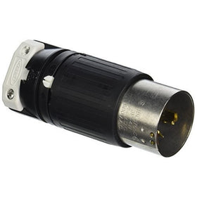 Hubbell HBL3765C Locking Plug, 50 amp, 250VDC/600VAC, 3 Pole, 4 Wire
