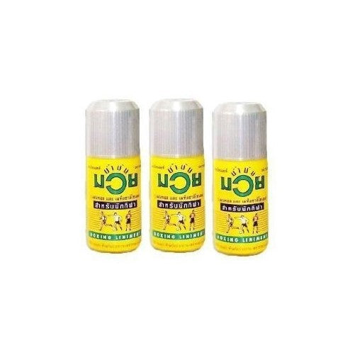 3 x 120g Authentic Original Namman Muay Thai Boxing Oil Liniment Muscle Pain Relief