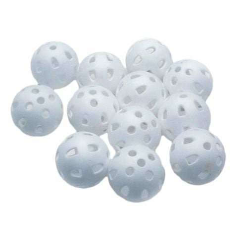 12-Pack White Practice Balls - Essential Series