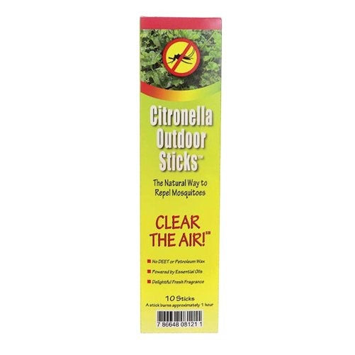 Neem Aura Naturals Outdoor Citronella Sticks, 10 Count