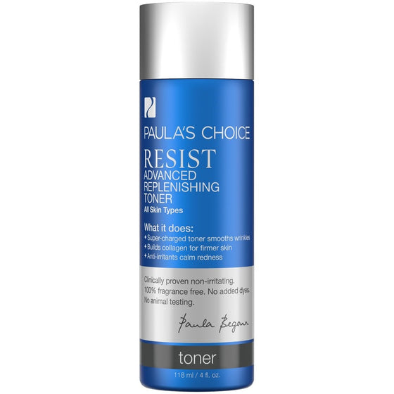 Paula's Choice-RESIST Advanced Replenishing Anti-Aging Toner w/Vitamins C & E & Antioxidants-Face Toner-Normal-Very Dry Skin-4oz Bottle