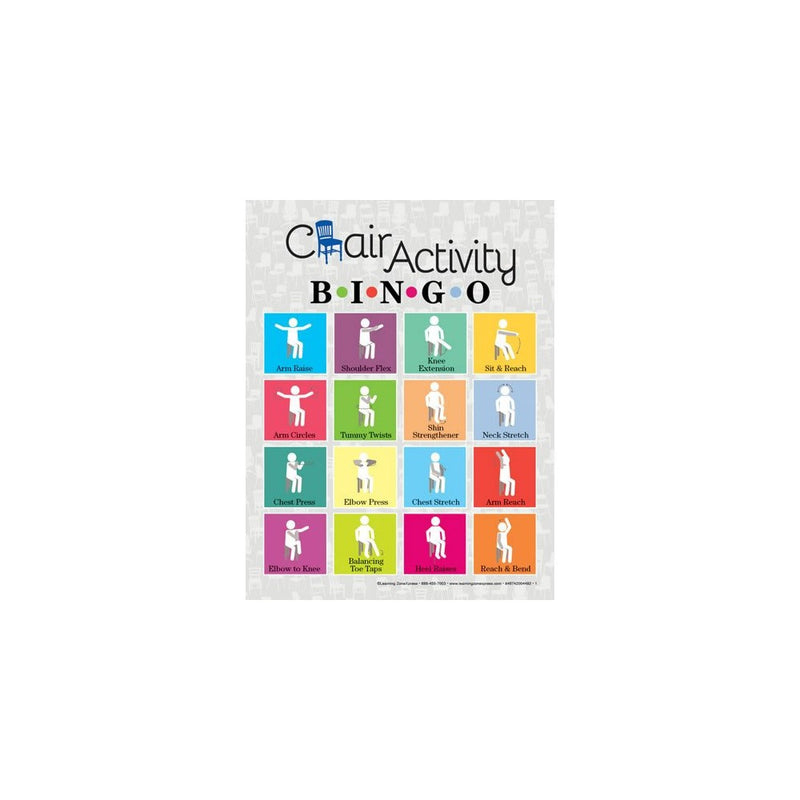 Learning Zone Express Chair Activity Bingo